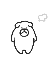 Bear No Sticker by takadabear