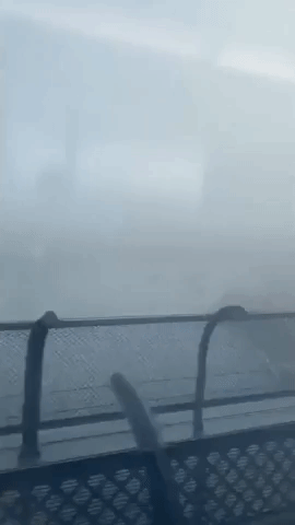 Shroud of Thick Morning Fog Blankets Sydney Harbour