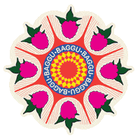 Fruit Raspberries Sticker by BAGGU