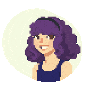 lid8bit pixel art character profile content creator Sticker
