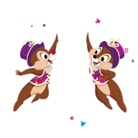 Chip N Dale Party Sticker by Hong Kong Disneyland