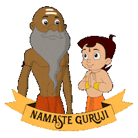 Celebration Wishes Sticker by Chhota Bheem