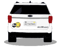 on air car Sticker by ABC30