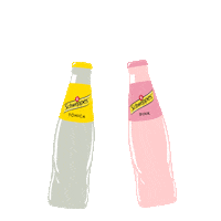 Gin Tonic Drinking Sticker by Schweppes Suntory España