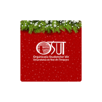 Christmas Winter Sticker by Organizația Studenților din Universitatea de Vest din Timișoara