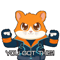 You Got This Lets Go Sticker by Hamieverse