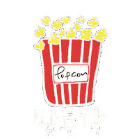 White Text Hangul Sticker