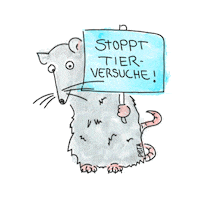 Sign Mouse Sticker by PETA Deutschland e.V.