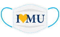 Mask Mu Sticker by Marian University