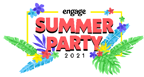 Party Summer Sticker by Engage Interactive