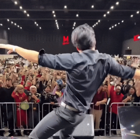 Jumping Metro Man GIF