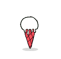 thecreameryeg ice cream cones the creamery the creamery cairo rainbow cones Sticker