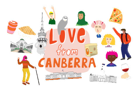 Australia Love Ya Sticker by VisitCanberra