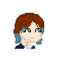 Confused Art Sticker