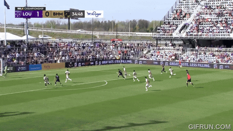 PurpleSDF giphyupload soccer usl loucity GIF
