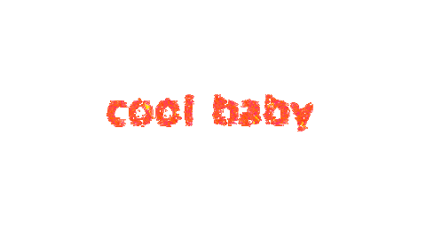 Summer Cool Baby Sticker