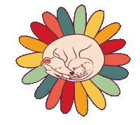 Flower Sticker by elgalgoazul
