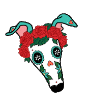 Halloween Dogs Sticker by elgalgoazul