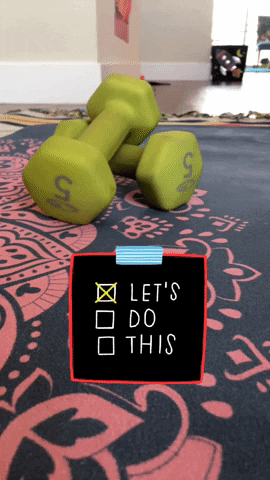 Exercise Weights GIF by @thevfitstudio