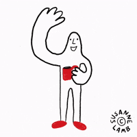 Good Morning Hello GIF by Susanne Lamb