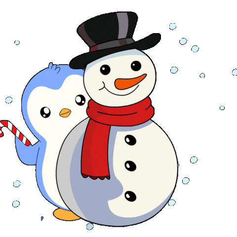 Winter Season Snow Sticker by Pudgy Penguins
