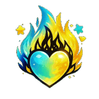 Two-Face Love Sticker