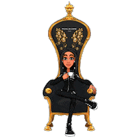 Coffee Throne Sticker by Rychal de Carne