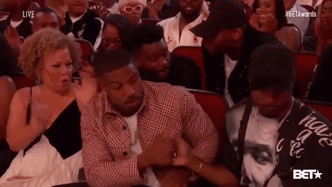 michael b jordan GIF by BET Awards