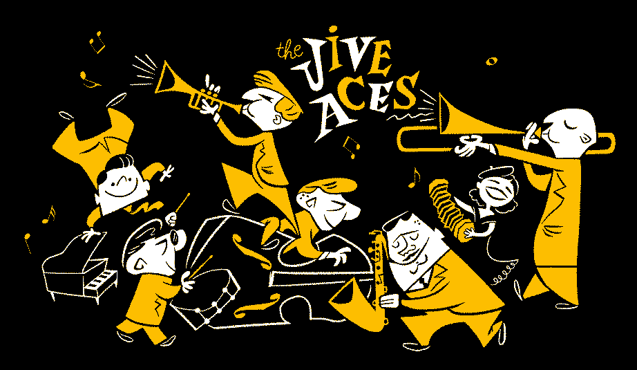 jiveaces giphyupload cartoon vintage swing GIF