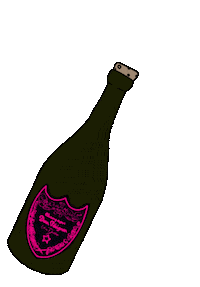 Callmedrella_official weekend drinking night out bottles Sticker