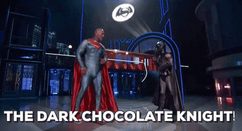 movie awards 2016 dark chocolate knight GIF by MTV Movie & TV Awards