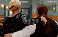 OffspringonTEN sad hug sadness hugging GIF