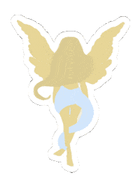 Loulouis magic fairy magi blue fairy Sticker