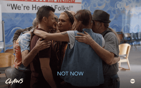 group hug rehab GIF by ClawsTNT