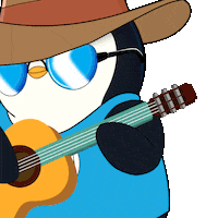 Sing Country Music Sticker by Pudgy Penguins