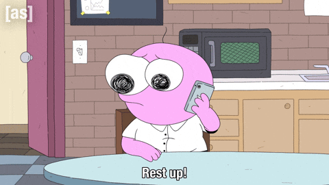 Look Up Phone Call GIF by Adult Swim