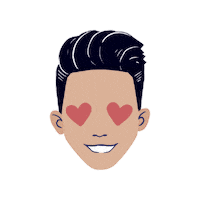 In Love Corazon Sticker