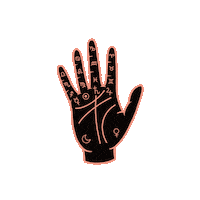 Fortune Telling Hand Sticker