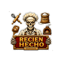 Skull Preparar Sticker