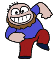 Happy Oh Yeah Sticker