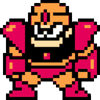 JavaJake pixel nintendo boss sprite Sticker