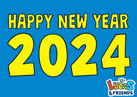 New Year Party GIF by Lucas and Friends by RV AppStudios