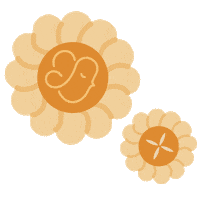 Happy New Year Orange Sticker by alexiz