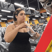 Work Out Drinking GIF