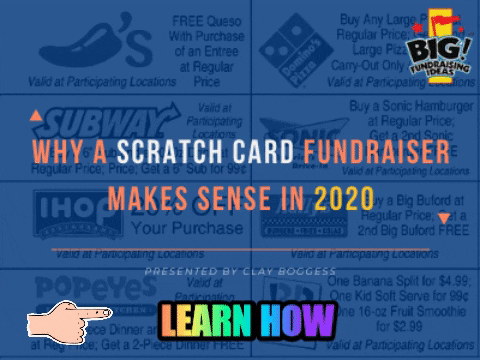 Fundraiser Scratch Card GIF by Big Fundraising Ideas