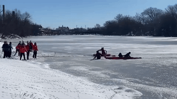 New Jersey Police Chief Rescues Mother and Daughter From Frozen Passaic River
