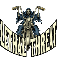 Reaper Chopper Sticker by Lethal Threat