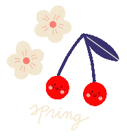 Spring Fruit Sticker