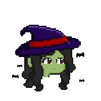 Halloween Witch Sticker