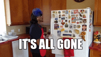 No More Food GIF by Robert E Blackmon
